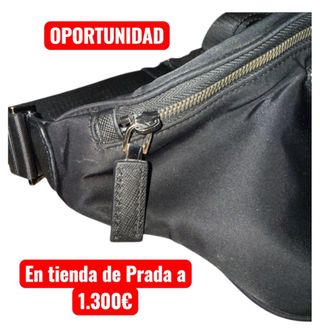 Riñonera de Re-Nylon y piel Saffiano de PRADA