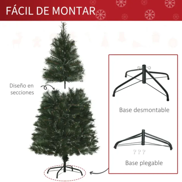 Albero di Natale verde in plastica