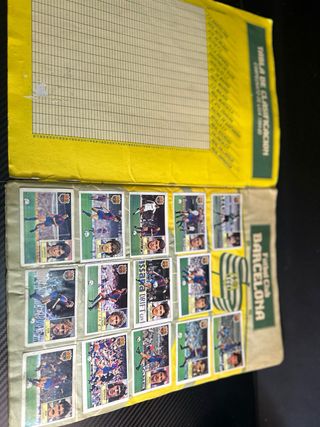 Álbum Liga Fútbol 84/85 incompleto