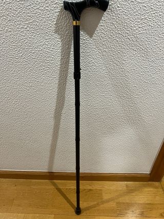 Baston  plegable aluminio , puño Derby marmoleado