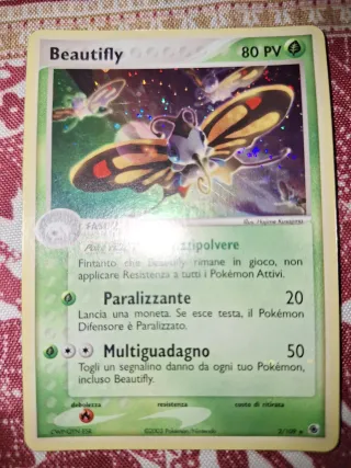 Carta Pokémon Beautifly 2/109 Ex Ruby & Sapphire
