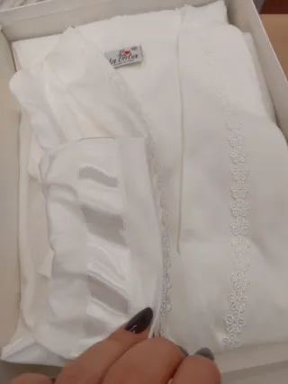 Vestaglia La Birba taglia 48 bianco