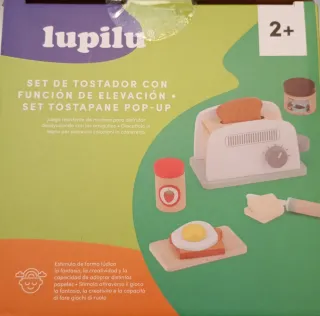 Set Tostapane Giocattolo Legno