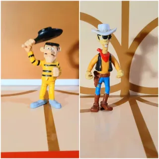 Figuras de Lucky Luke y Dalton