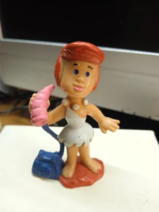 Wilma Flintstone Figure Toy Vintage Anni '80