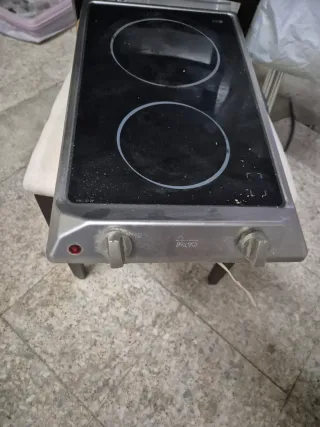 Placa eléctrica 2 fuegos