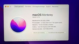 MacBook Pro 15” 2016 16GB RAM