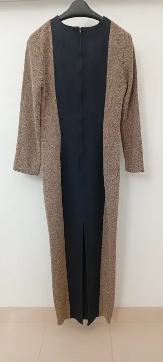 Vestido largo manga larga