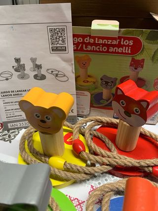 Juego lanzar aros
