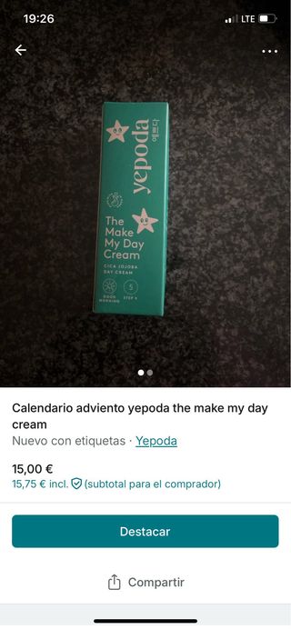the make my day cream calendario adviento yepoda
