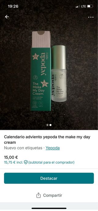 the make my day cream calendario adviento yepoda
