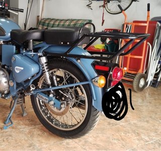 Portaequipajes Royal Enfield Negro