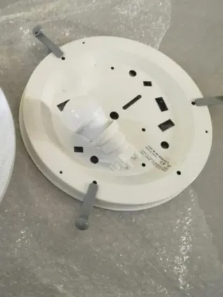 Aplique redondo 32cm cristal