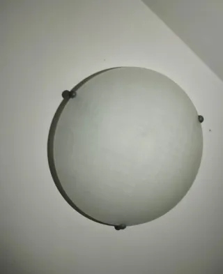 Aplique redondo 32cm cristal