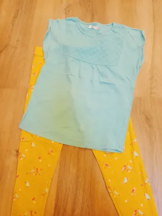 Conjunto niña camiseta y pantalón