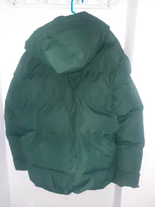 Abrigo Zara niño verde talla 152 11-12 años