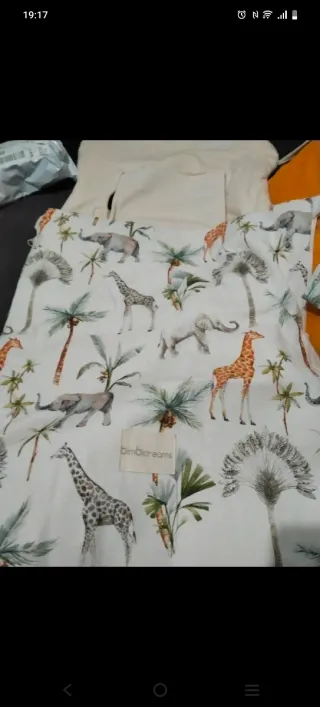 Saco y bolso para el carro estampado animales