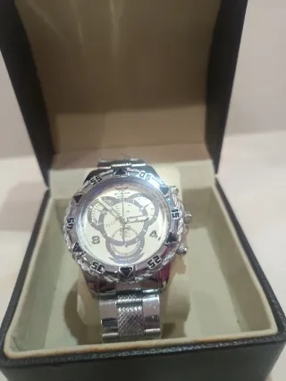 Reloj Zheng Plata y Blanco