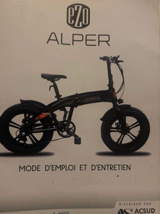 Bicicleta Eléctrica Plegable ALPER EZO ALPER cross