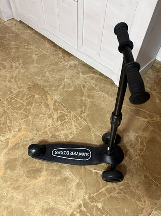 Patinete Sawyer Negro 3 Ruedas