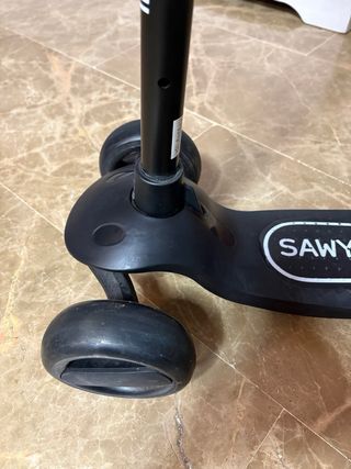 Patinete Sawyer Negro 3 Ruedas