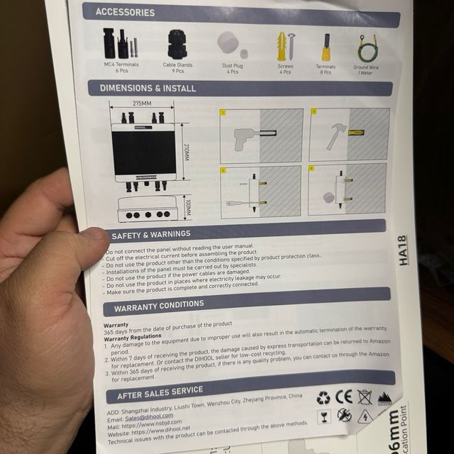 Quadro Diferenciale Solare DIHOOL