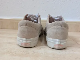 Vans Old Skool Ante Beige Rosado T38