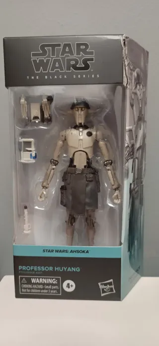 Figura Professor Huyang Star Wars Black Series.