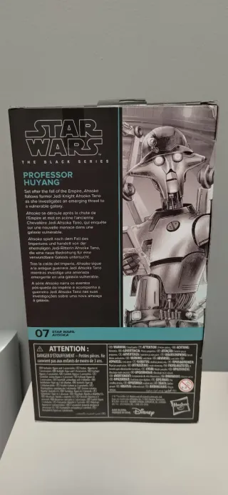 Figura Professor Huyang Star Wars Black Series.