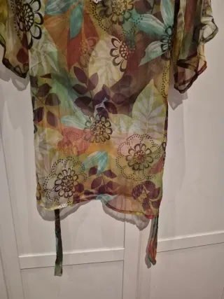 Vestido playero estampado floral