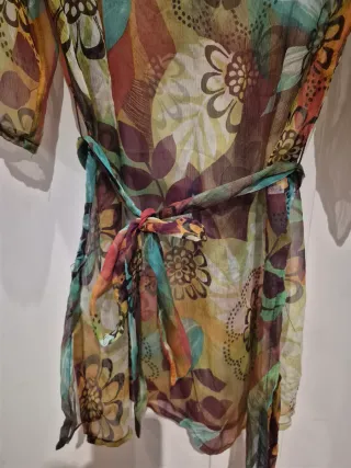 Vestido playero estampado floral