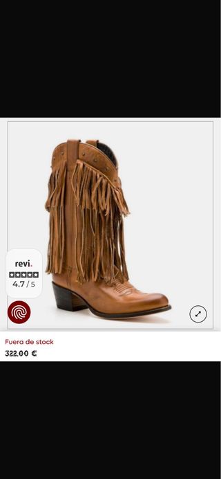 Botas Sendra marrones flecos piel T-38