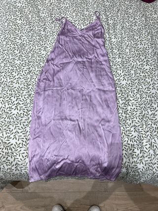 Vestido lila Zara Talla S