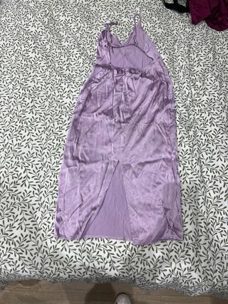 Vestido lila Zara Talla S
