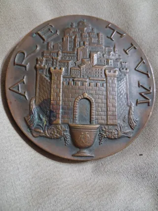 Medaglione Bronzo Borgo di Arezzo