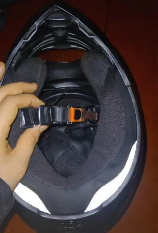 Casco de moto AGV negro