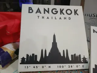 Set 3 Cuadros thailand . Francia, Portugal