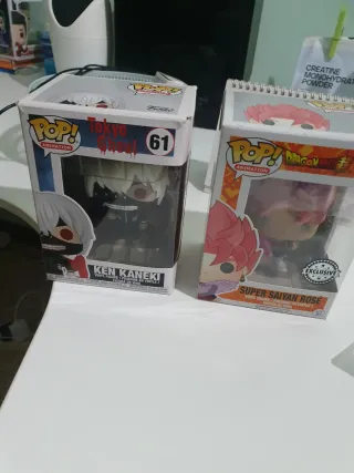 Funko Pop Ken Kaneki 61 & Super Saiyan Rosè 260