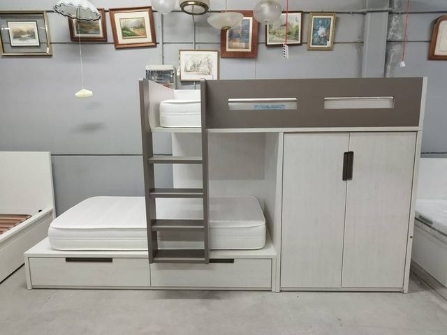 LITERA CON ARMARIO MODERNA