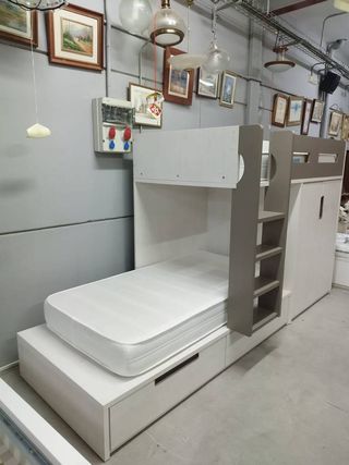 LITERA CON ARMARIO MODERNA