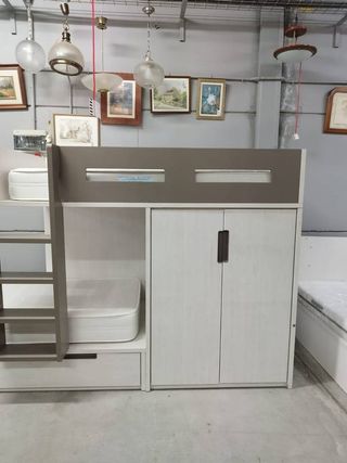 LITERA CON ARMARIO MODERNA