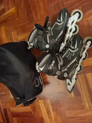 Patines en Línea Fila Negros