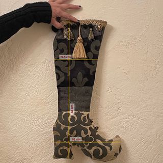 Calza di Natale Stivale Decorato