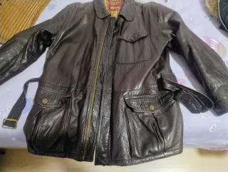 Chaqueta piel auténtica vintage hombre E. Zegna