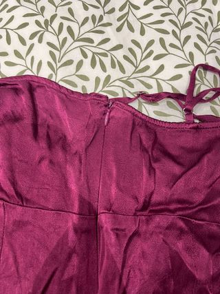 Vestido Morado Pull and Bear Talla M