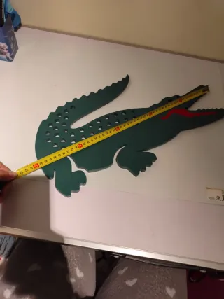 Figura Madera Lacoste Cocodrilo