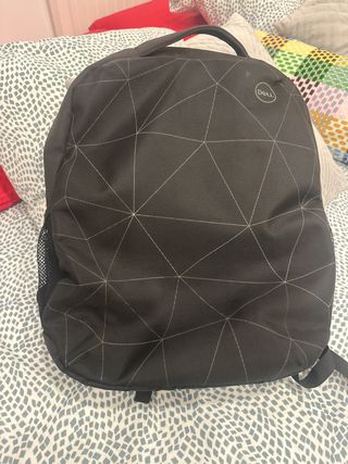 Mochila Dell Negra Diseño Geométrico
