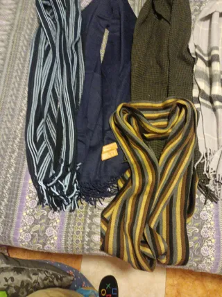 Lote 6 bufandas hombre