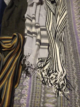 Lote 6 bufandas hombre