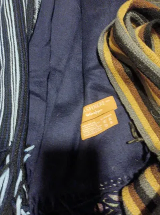 Lote 6 bufandas hombre